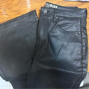 Black Faux Leather Bootcut Idyllwind